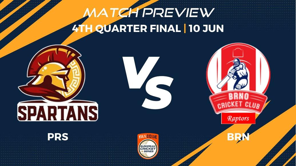 PRS vs BRN Preview | 4th Quarter Final, Match 44 – FanCode ECS Czech Republic