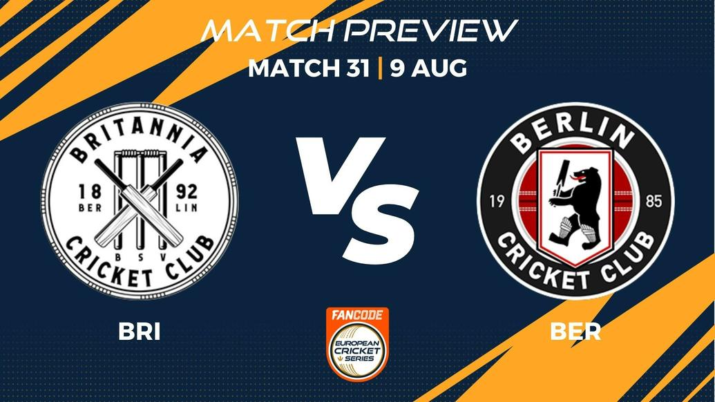 BRI vs BER Preview | Match 31 – FanCode ECS Germany, Dresden