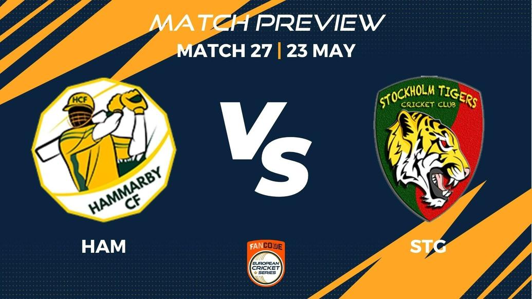 HAM vs STG Preview | Match 27 – FanCode ECS Sweden Stockholm