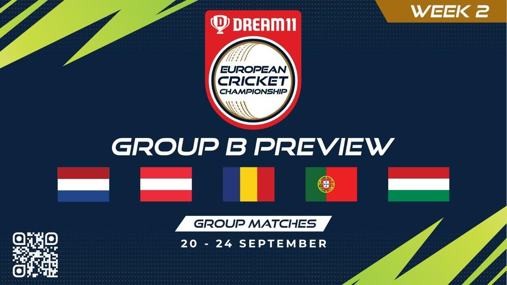 GROUP B PREVIEW - DREAM11 EUROPEAN CRICKET CHAMPIONSHIP