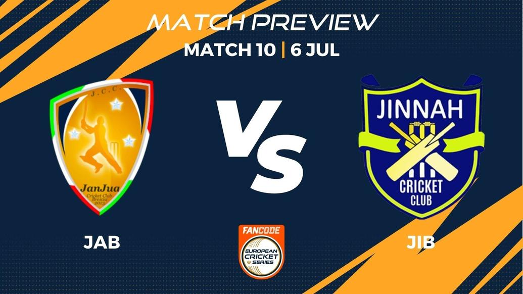 JAB vs JIB Preview | Match 10 – FanCode ECS Italy Brescia