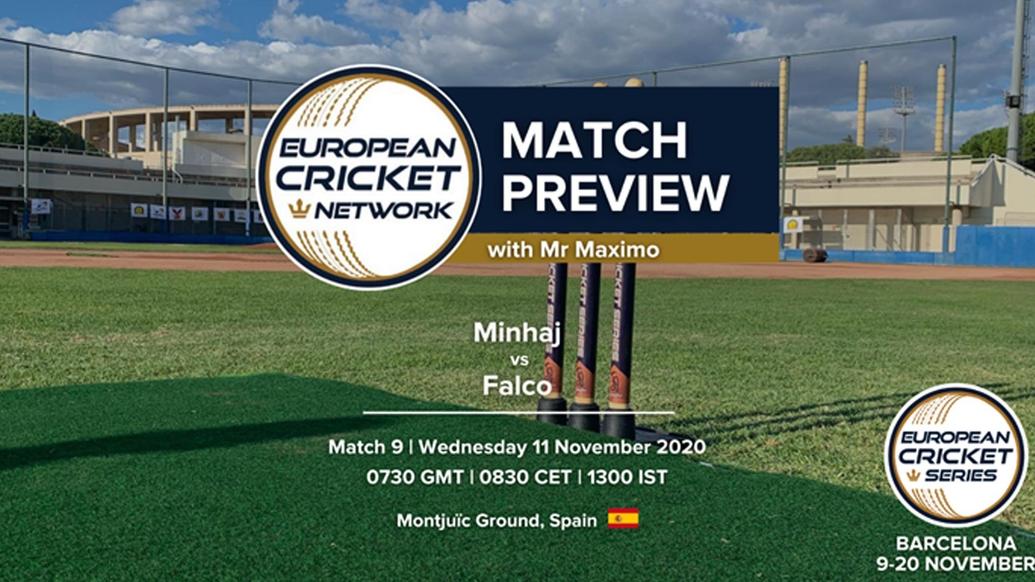 PREVIEW: MATCH 9 – Minhaj v Falco – European Cricket Series Barcelona November