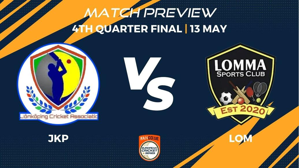 JKP vs LOM Preview | 4th Quarter Final, Match 44 – FanCode ECS Sweden Landskrona