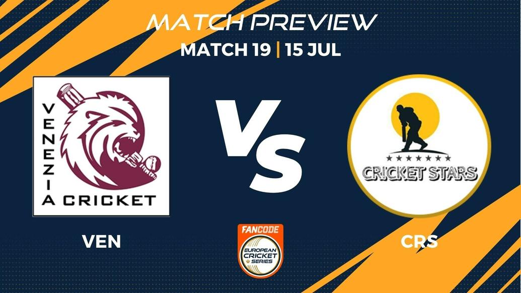 VEN vs CRS Preview | Match 19 – FanCode ECS Italy Bologna
