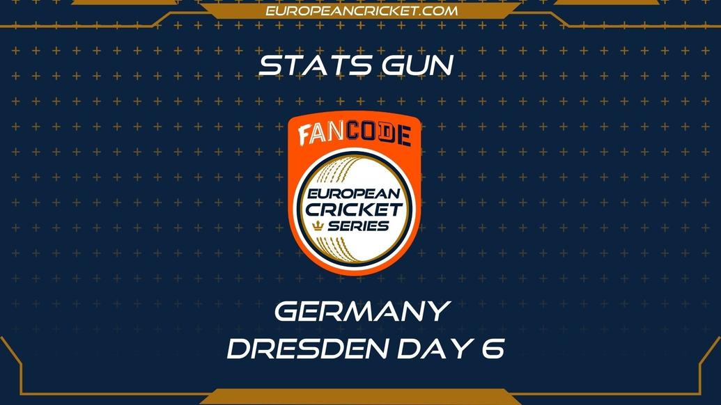 STATS GUN - Day 6 - FanCode ECS Germany Dresden - T10 CRICKET LIVE