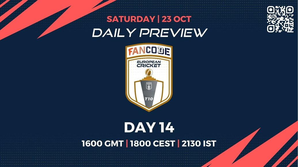 Day 14 PREVIEW: FanCode European Cricket T10 Cyprus Encore – Matches 27 & 28 - T10 CRICKET LIVE