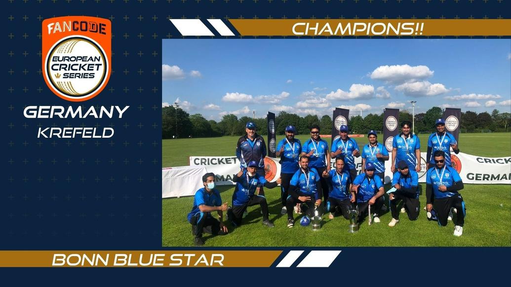 Champions! Bonn Blue Star shine brightest at FanCode ECS Germany Krefeld