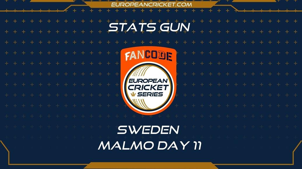 STATS GUN - Day 11 - FanCode ECS Sweden Malmo