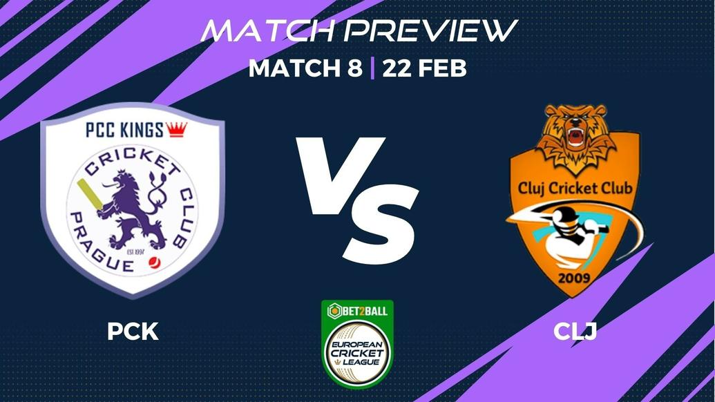 PCK vs CLJ Preview | Group C – Match 8 – Bet2Ball European Cricket League