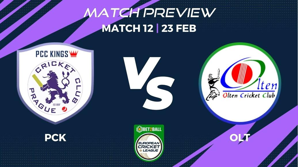 PCK vs OLT Preview | Group C – Match 12 – Bet2Ball European Cricket League