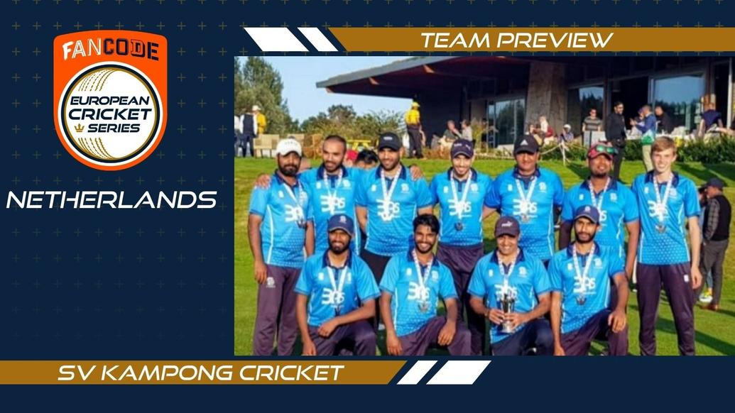 Introducing SV Kampong Cricket (KAM) FanCode ECS Netherlands Capelle - T10 CRICKET LIVE