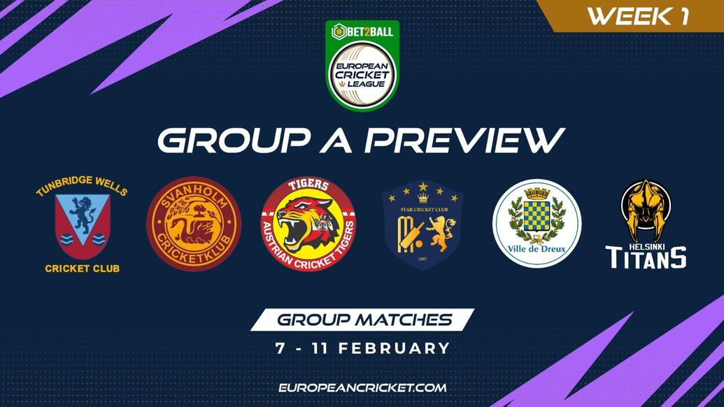 GROUP A PREVIEW - BET2BALL EUROPEAN CRICKET LEAGUE - ECL22