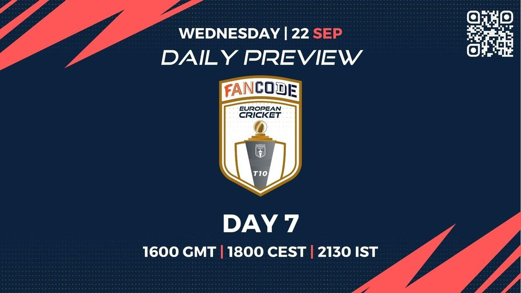 Day 7 PREVIEW: FanCode European Cricket T10 Cyprus – Matches 13 & 14 - T10 CRICKET LIVE