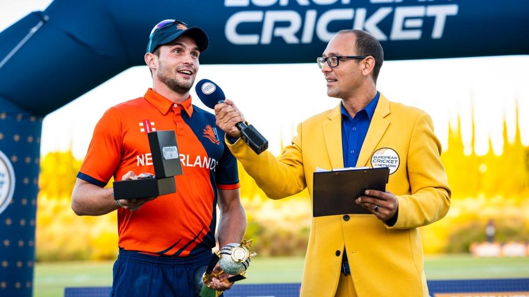 CLAYTON FLOYD MVP DREAM11 EUROPEAN CRICKET CHAMPIONSHIP