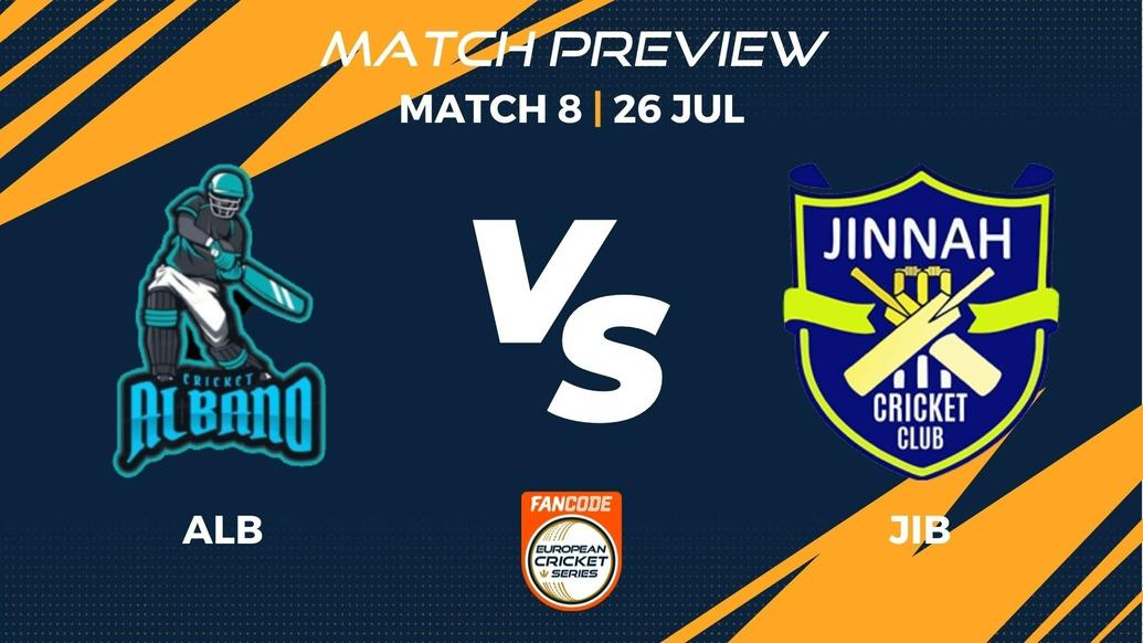 ALB vs JIB Preview | Match 8 – FanCode ECS Italy Super Series