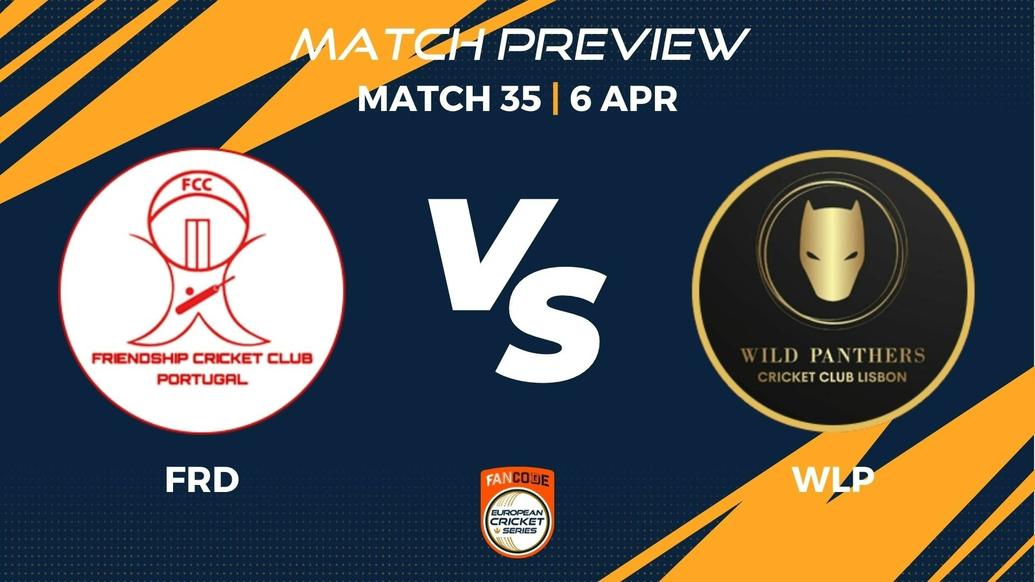 FRD vs WLP Preview | Match 35 – FanCode ECS Portugal