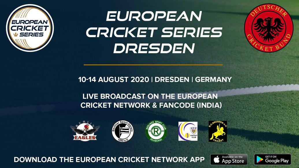 European Cricket Network and Deutscher Cricket Bund announce European Cricket Series Dresden