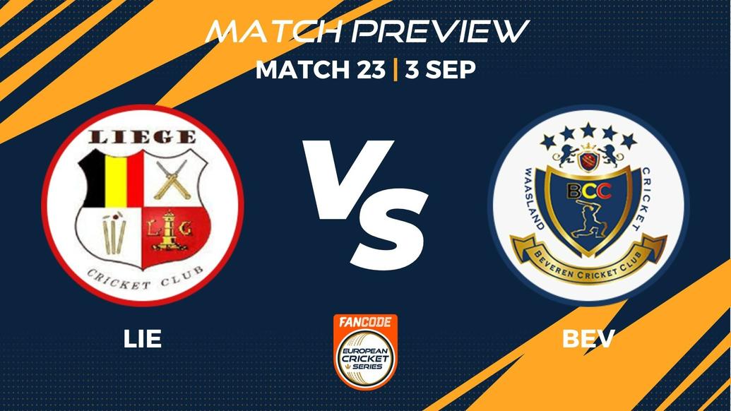 LIE vs BEV Preview | Match 23 – FanCode ECS Belgium