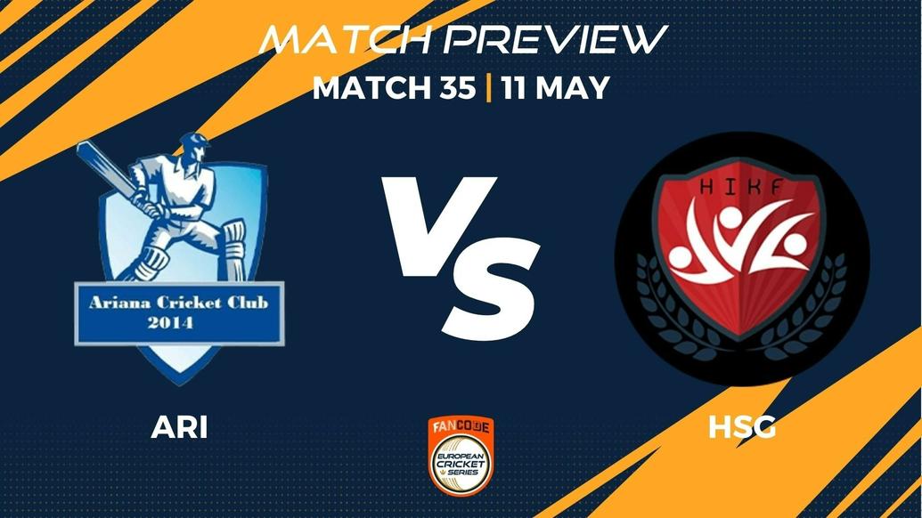 ARI vs HSG Preview | Match 35 – FanCode ECS Sweden Landskrona