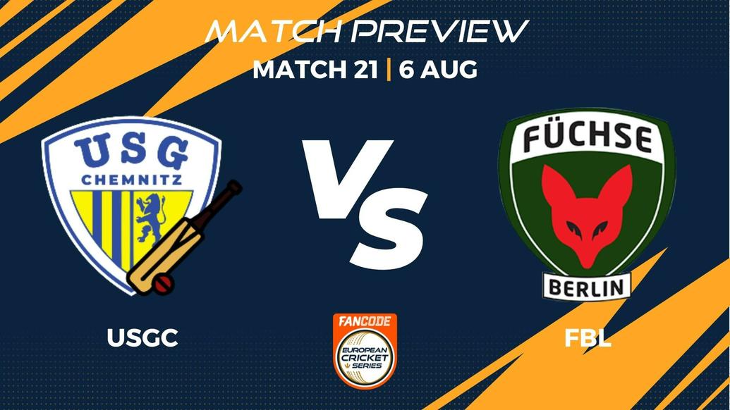 USGC vs FBL Preview | Match 21 - FanCode ECS Germany, Dresden