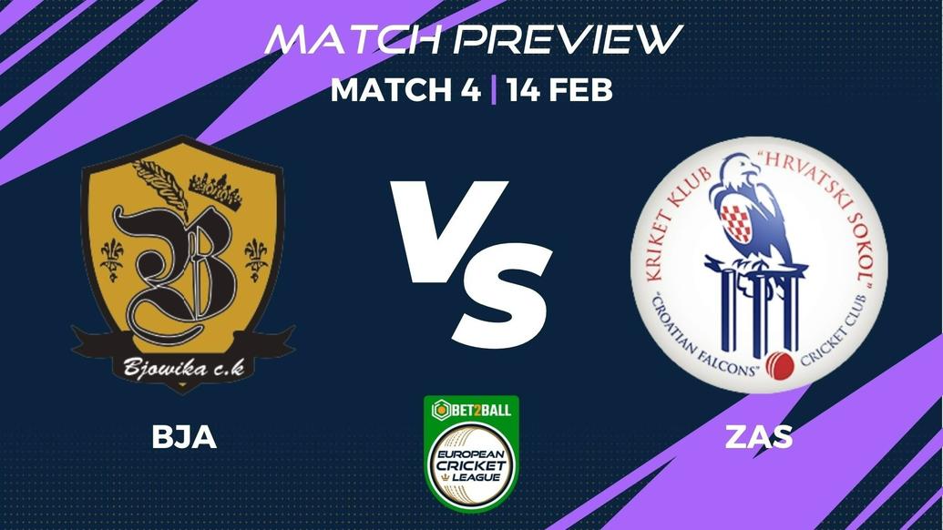 BJA vs ZAS Preview | Group B – Match 4 – Bet2Ball European Cricket League