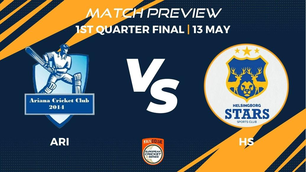 ARI vs HS Preview | 1st Quarter Final, Match 41 - FanCode ECS Sweden Landskrona