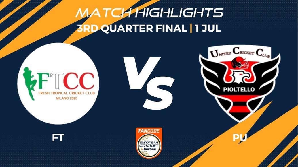 FT vs PU Preview | 3rd Quarter Final, Match 19 – FanCode ECS Italy Milan