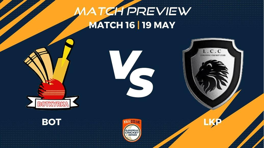 BOT vs LKP Preview | Match 16 – FanCode ECS Sweden Stockholm