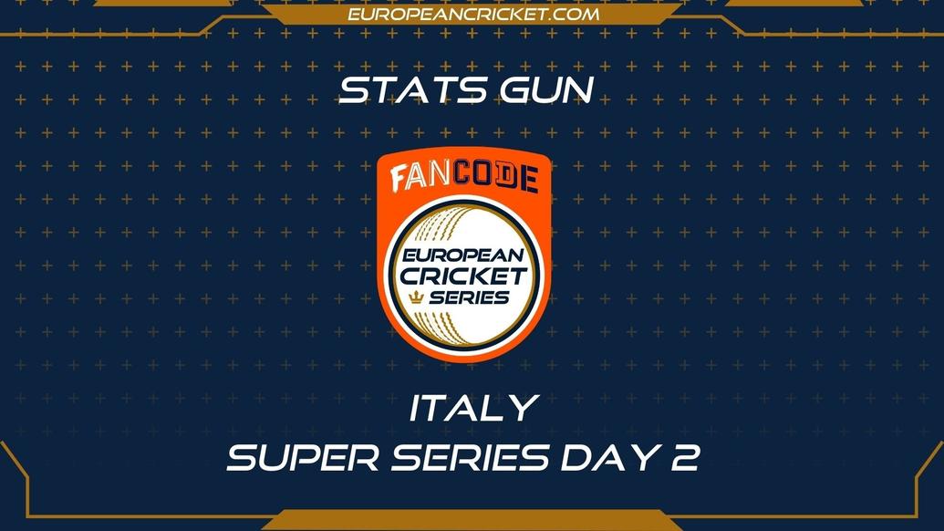 BET2BALL.COM STATS GUN -DAY 2- Fancode ECS Italy Super Series-T10 CRICKET LIVE