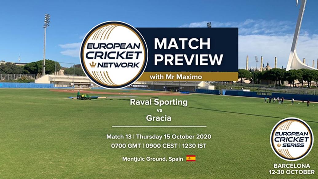 PREVIEW: MATCH 13 – Raval Sporting v Gracia – European Cricket Series Barcelona