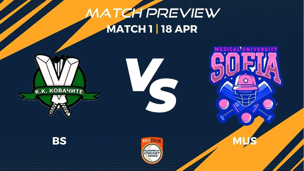 BS vs MUS Preview | Match 1 - FanCode ECS Bulgaria