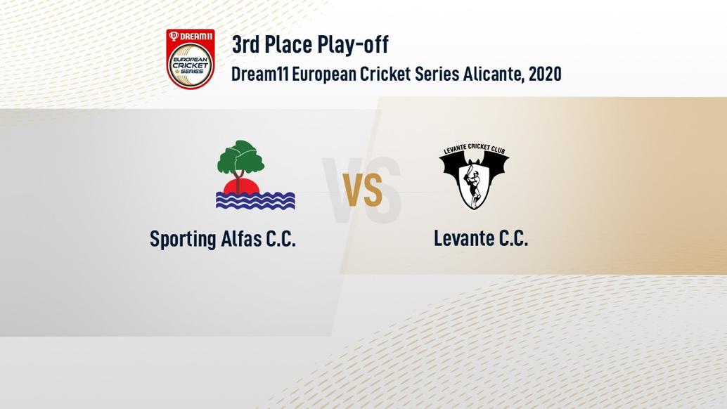 PREVIEW: 3rd Place Playoff – Sporting Alfas vs. Levante -Dream11 European Cricket Series Alicante