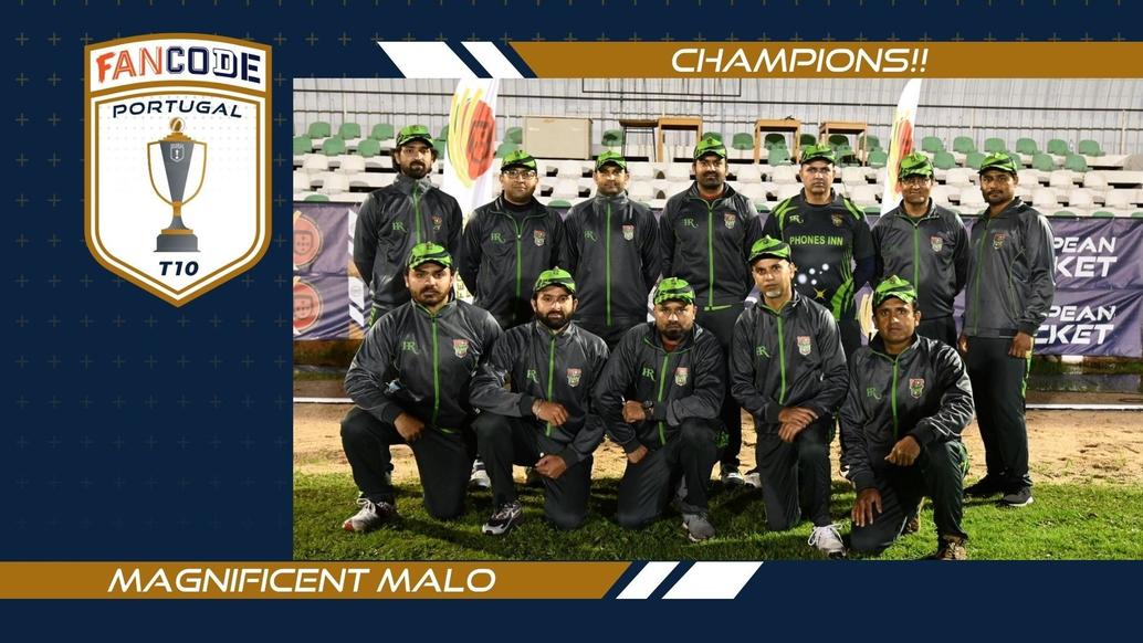 Malo marvellous FanCode Portugal T10 champions