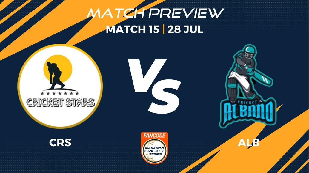 CRS vs ALB Preview | Match 15 – FanCode ECS Italy Super Series