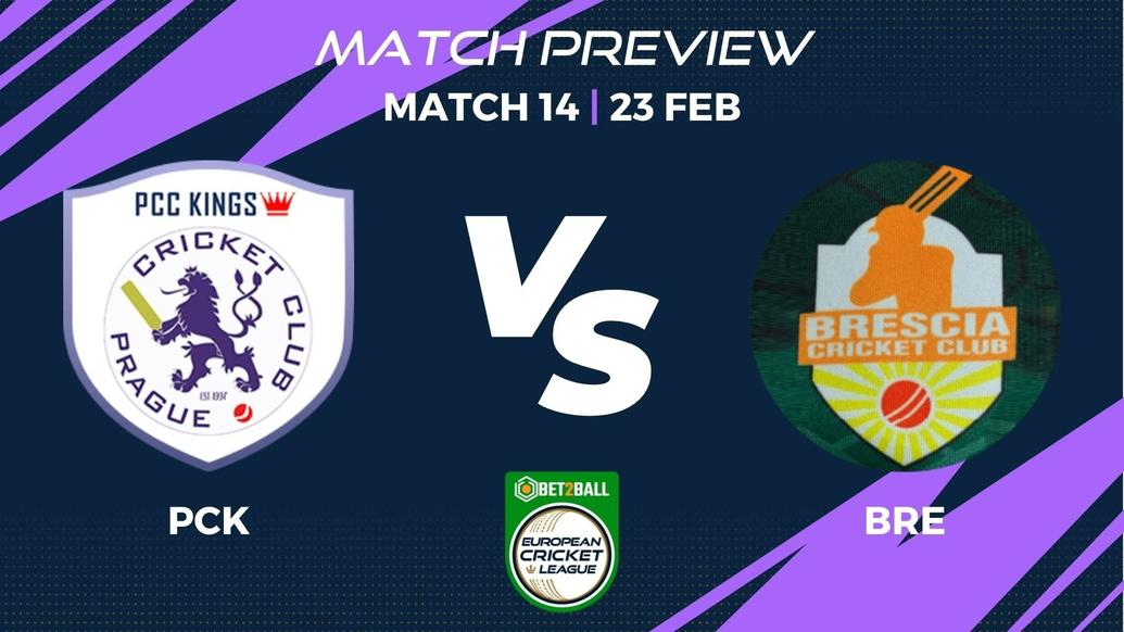 PCK vs BRE Preview | Group C – Match 14 – Bet2Ball European Cricket League