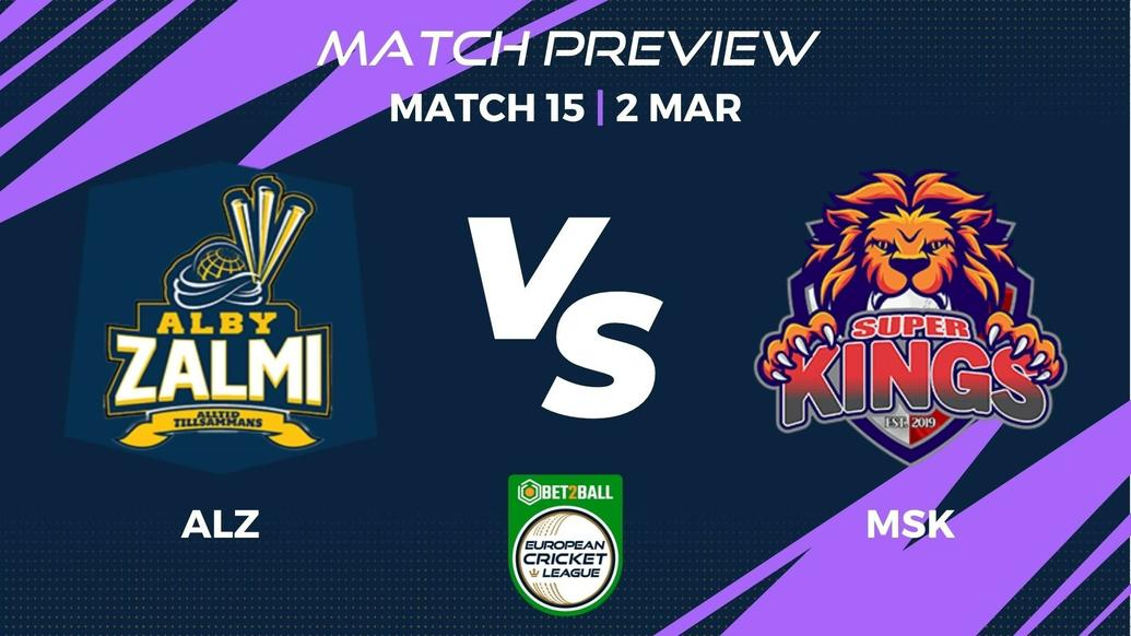 ALZ vs MSK Preview | Group D – Match 15 – Bet2Ball European Cricket League