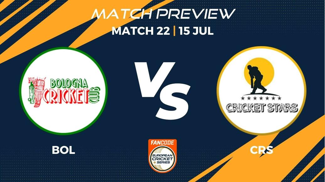 BOL vs CRS Preview | Match 22 - FanCode ECS Italy Bologna