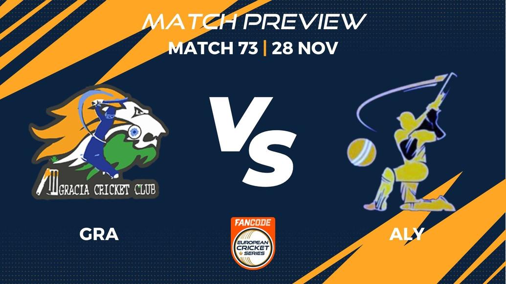 GRA vs ALY Preview | Match 73 – FanCode ECS Spain, Barcelona