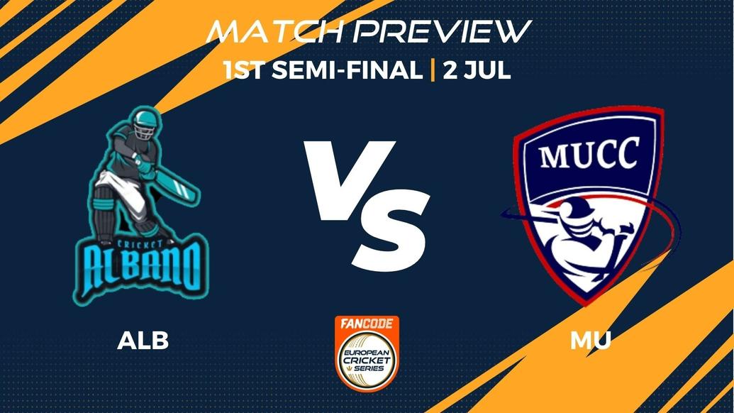 ALB vs MU Preview | 1st Semi-Final, Match 21 - FanCode ECS Italy Milan