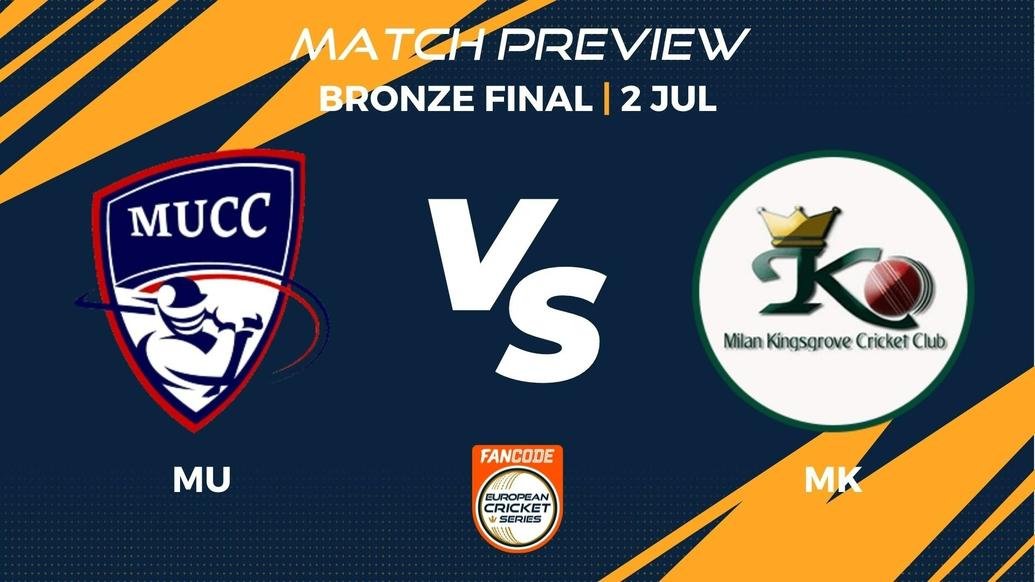 MU vs MK Preview | Bronze Final, Match 23 – FanCode ECS Italy Milan