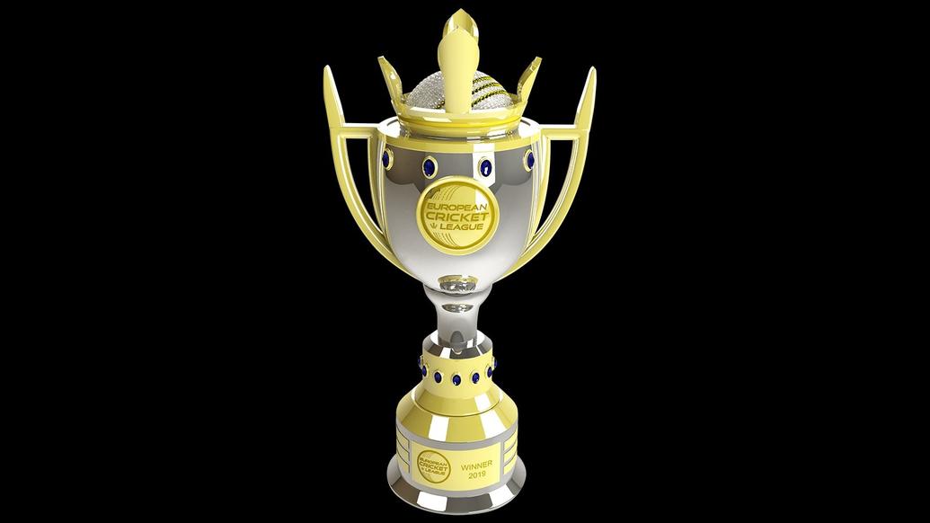 European Cricket League trophies unveiled!