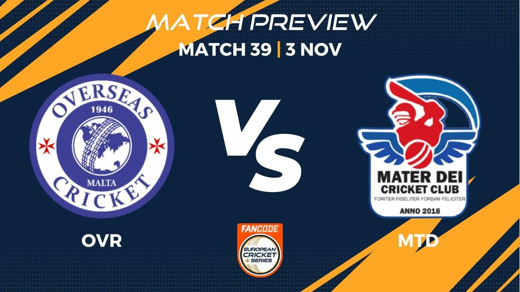 OVR vs MTD Preview | Match 39 – FanCode ECS Malta