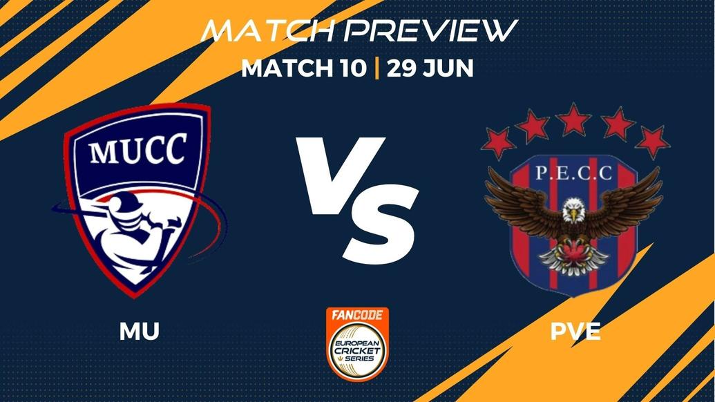 MU vs PVE Preview | Match 10 – FanCode ECS Italy Milan
