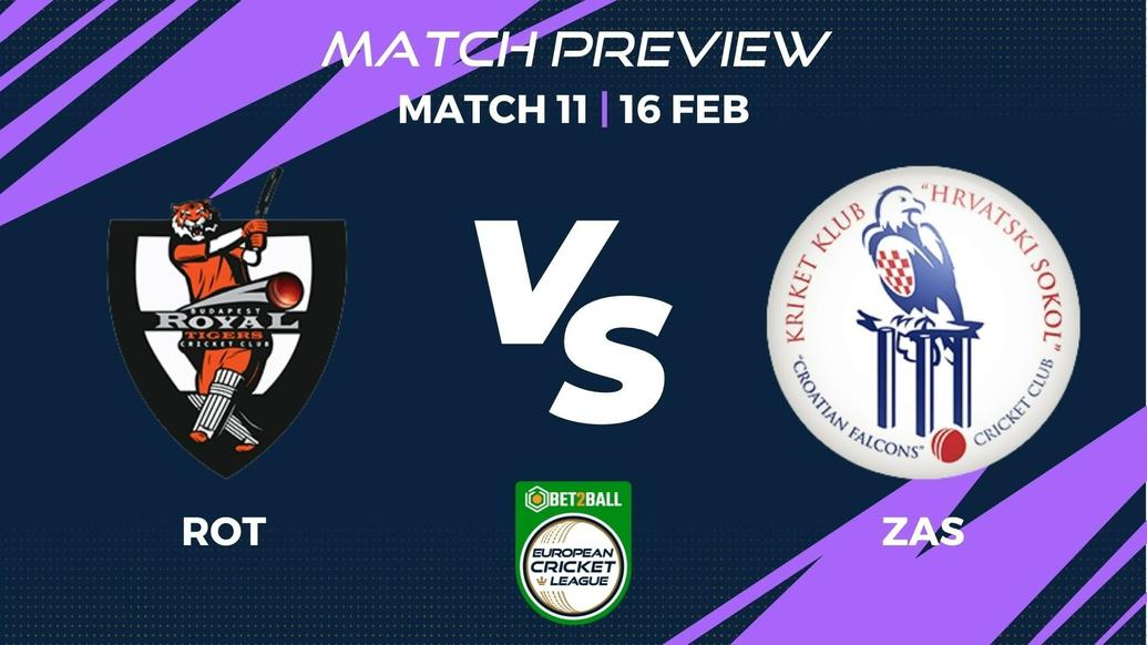 ROT vs ZAS Preview | Group B – Match 11 – Bet2Ball European Cricket League