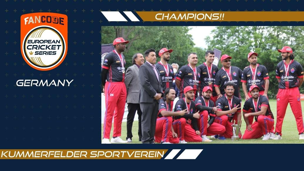 Champions! Kummerfelder Sportverein reign supreme at FanCode ECS Germany Kiel
