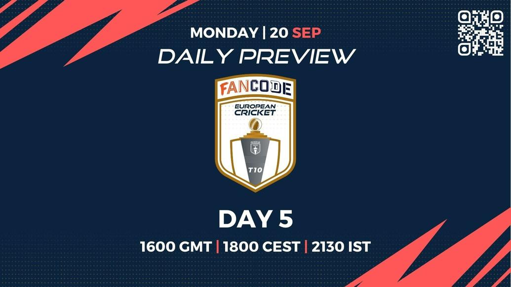 Day 5 PREVIEW: FanCode European Cricket T10 Cyprus – Matches 9 & 10 - T10 CRICKET LIVE