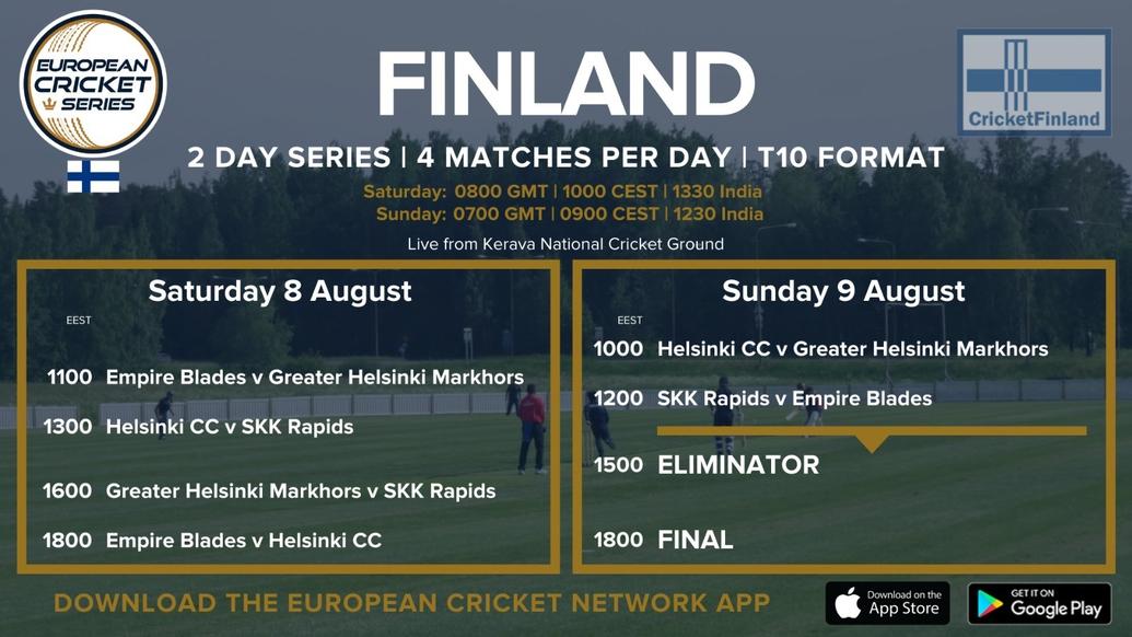 European Cricket Series Finland – Key players and MVP candidates