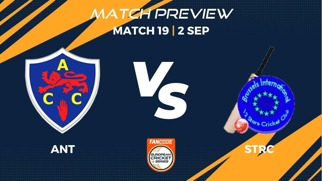 ANT vs STRC Preview | Match 19 – FanCode ECS Belgium