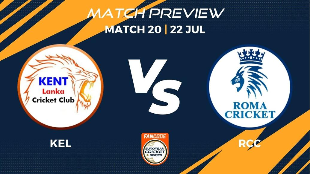 KEL vs RCC Preview | Match 20 – FanCode ECS Italy Rome