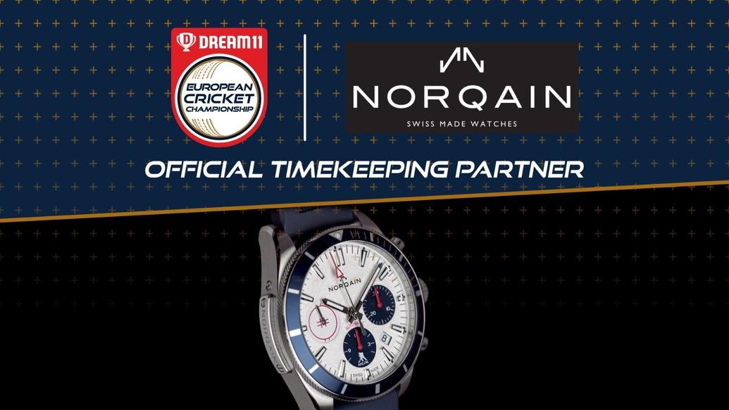 NORQAIN NEW ON BOARD AS OFFICIAL TIMEKEEPER OF DREAM11 EUROPEAN CRICKET CHAMPIONSHIP